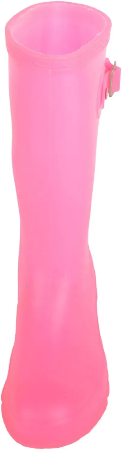 ABSOLUTE FOOTWEAR Childrens Kids Slip On Florescent Waterproof Rain Winter Welly Wellington Boots