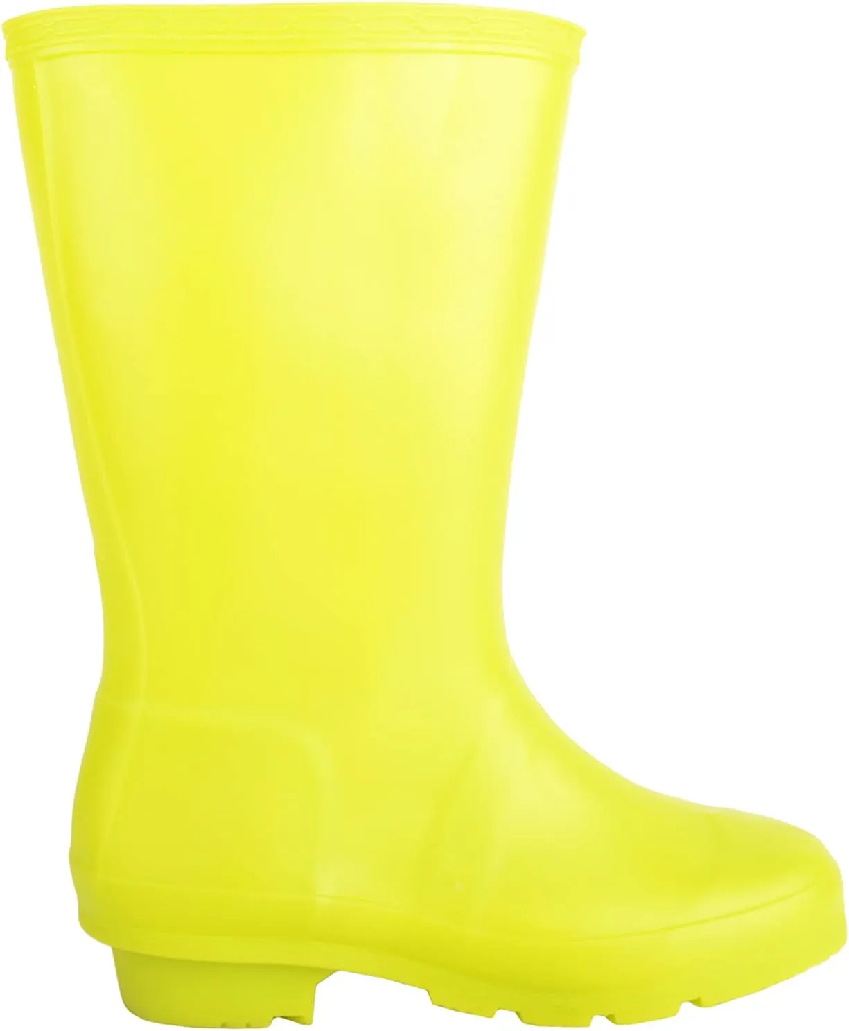 ABSOLUTE FOOTWEAR Childrens Kids Slip On Florescent Waterproof Rain Winter Welly Wellington Boots