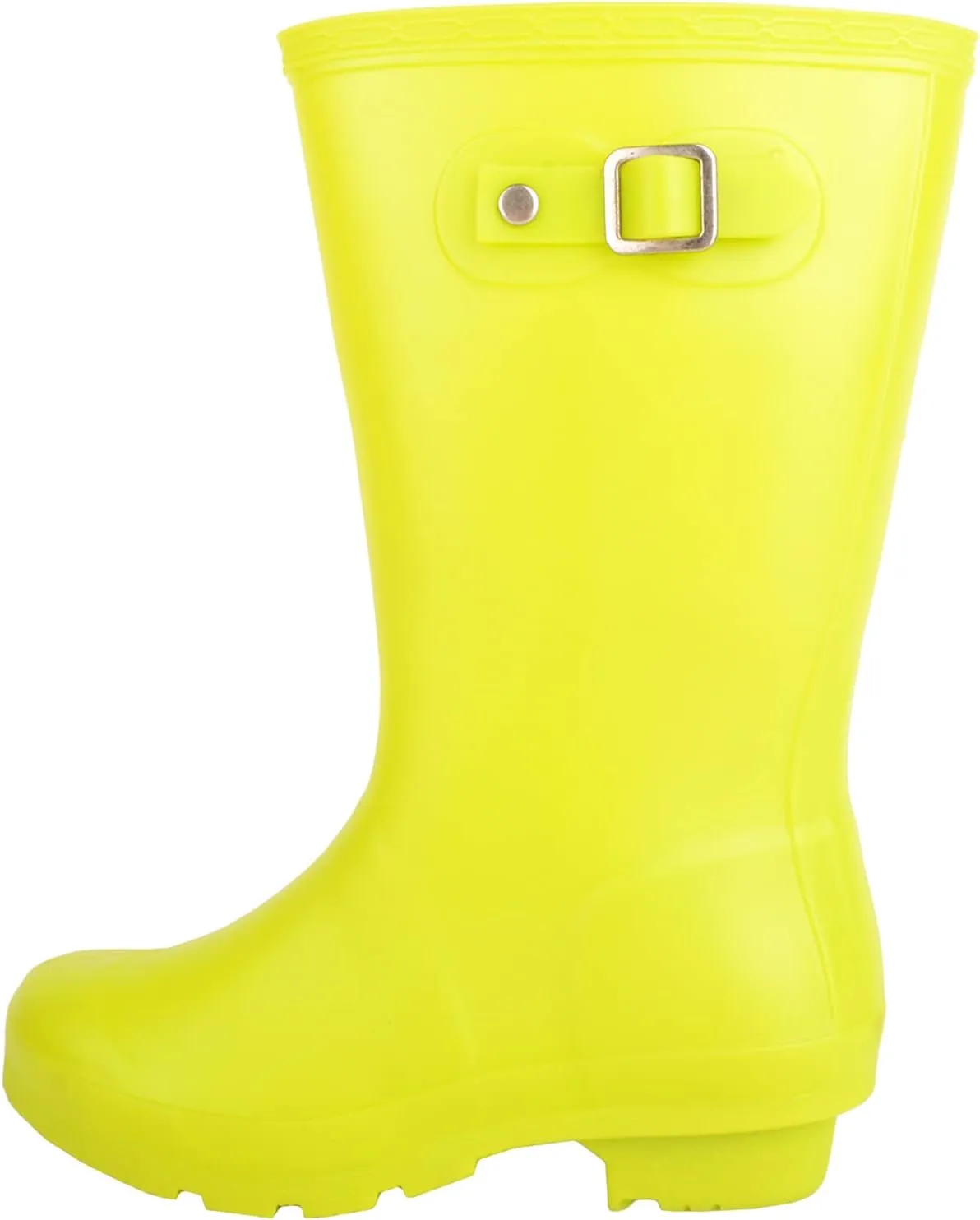 ABSOLUTE FOOTWEAR Childrens Kids Slip On Florescent Waterproof Rain Winter Welly Wellington Boots
