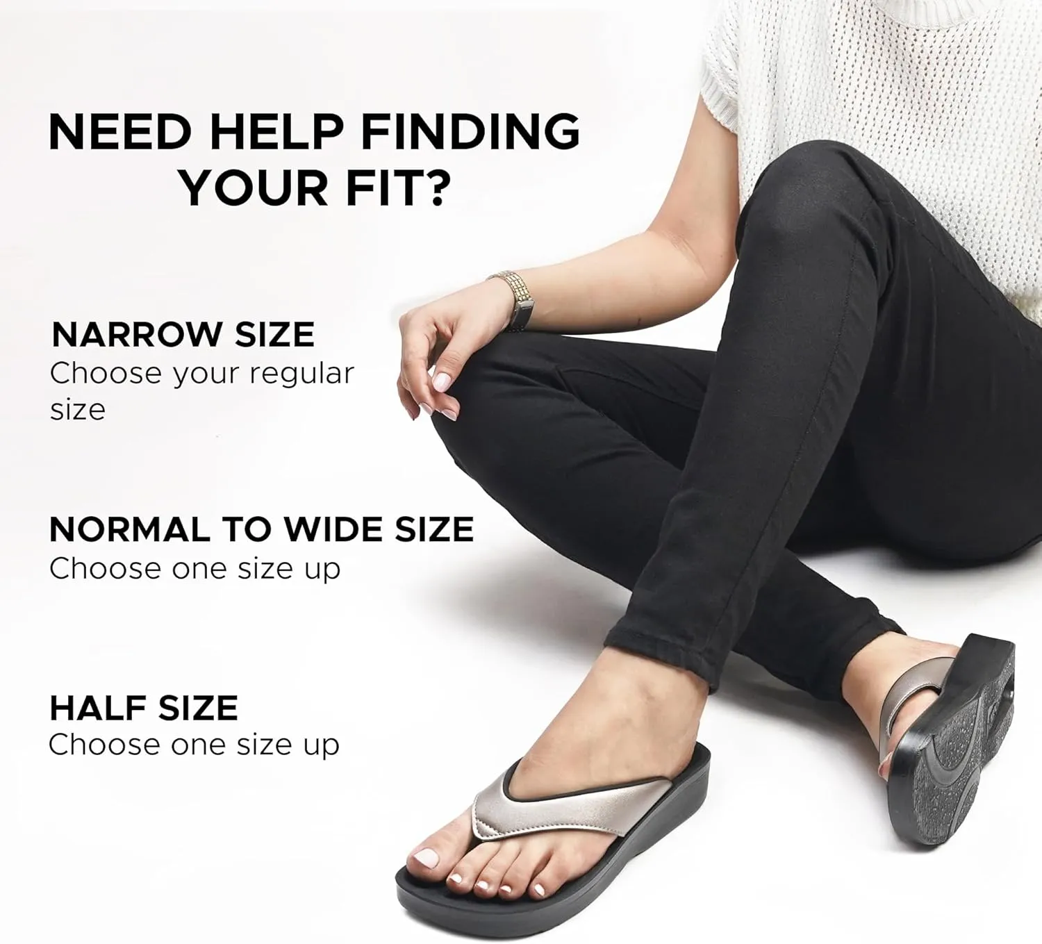 AEROTHOTIC Slip On Recovery Footwear Plantar Fasciitis Flip Flops for Women Yoga Mat Outdoor Walking Beach Ladies Arch Support Summer Thong Dressy Casual Sandals Comfortable Vacation Essentials
