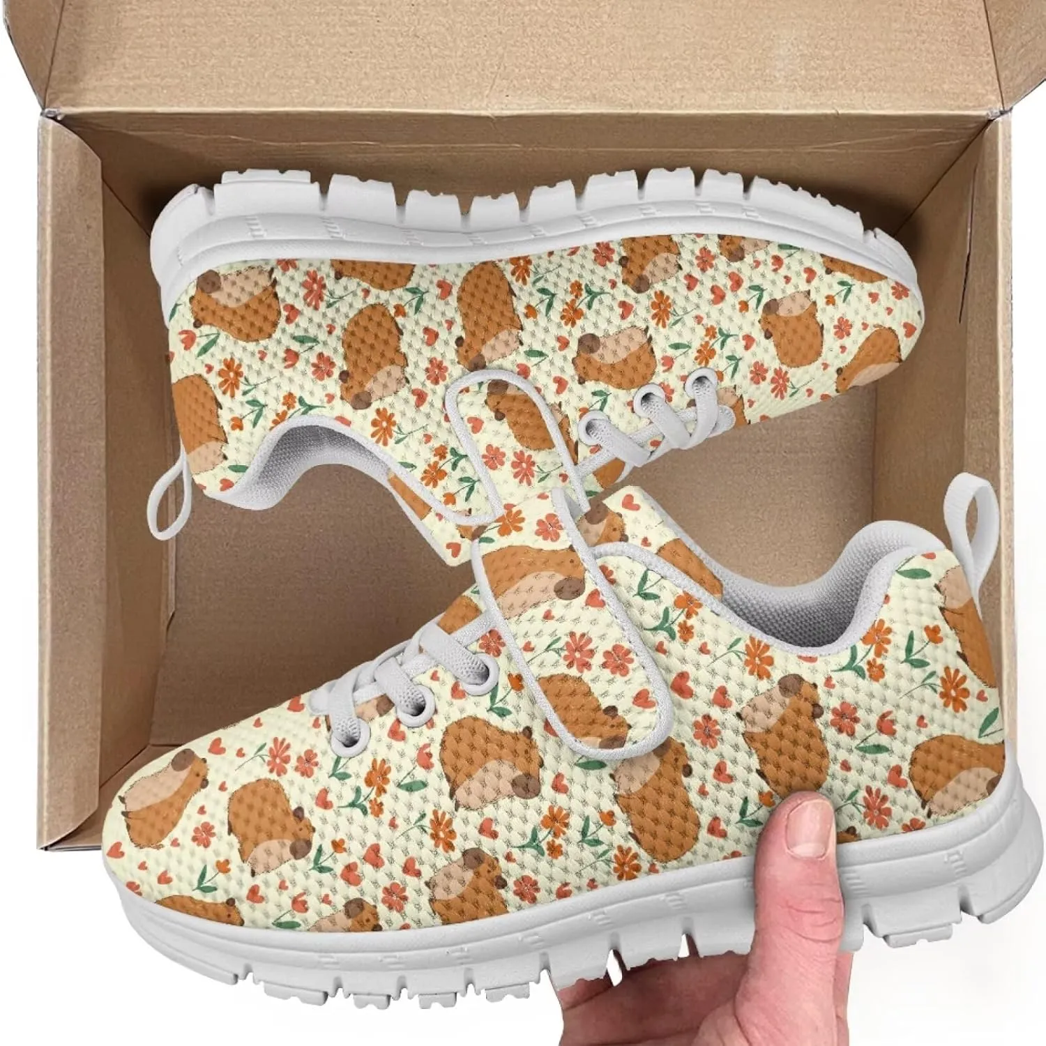 Animal Pattern Running Shoes Boys Girls Sneakers Walking Shoes Fashion Design Single Buckle Tennis Shoes Breathable Lightweight Ideal for Kids