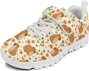 Animal Pattern Running Shoes Boys Girls Sneakers Walking Shoes Fashion Design Single Buckle Tennis Shoes Breathable Lightweight Ideal for Kids