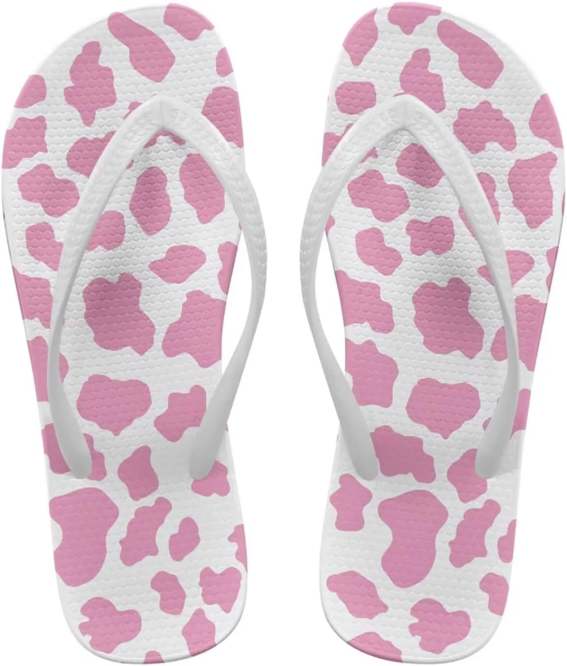 Animal Print Sandals Women Stylish Non-Slip Casual Beach Comfortable Summer Lightweight Flip Flops