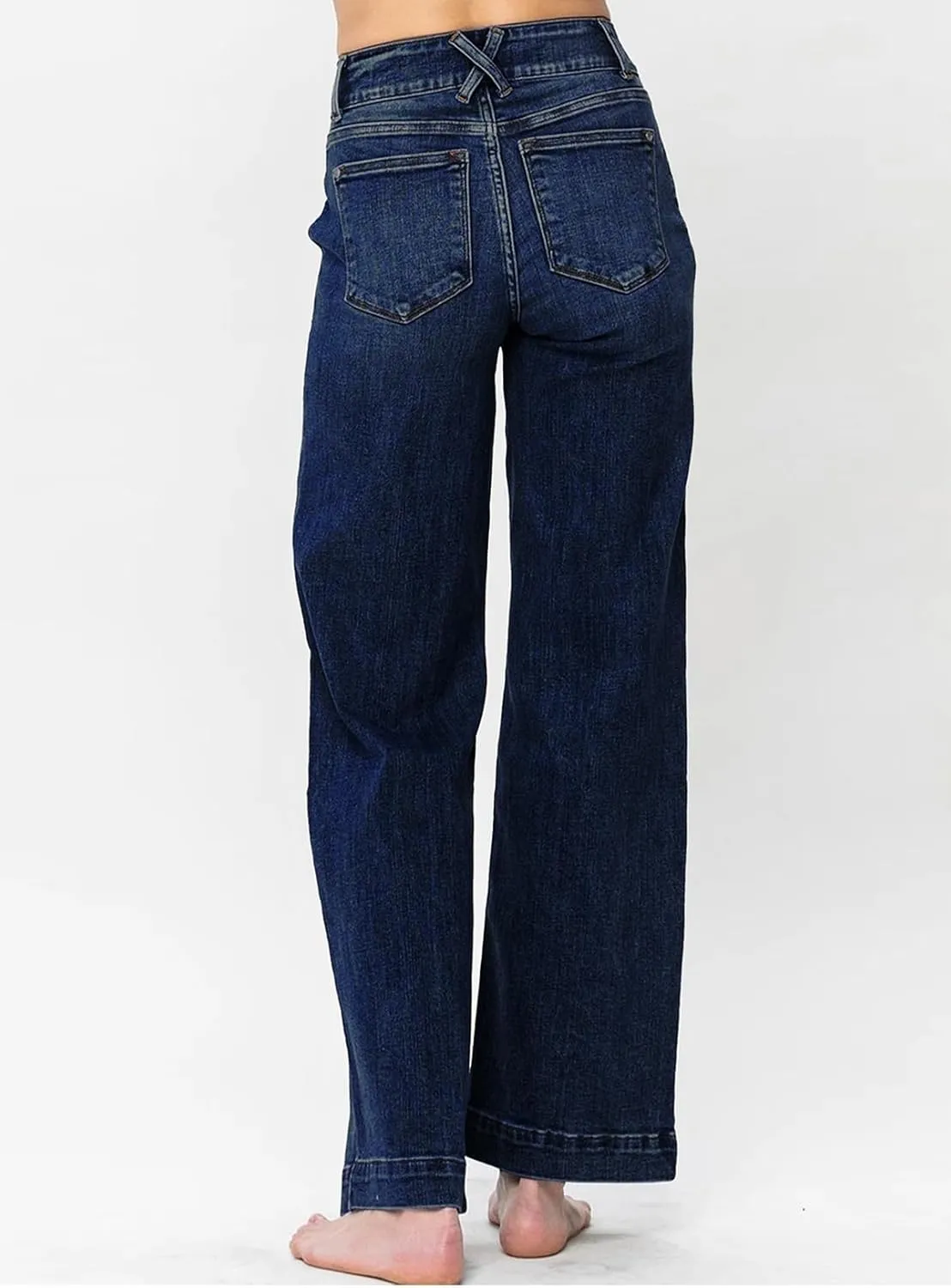 Astylish Jeans for Women Wide Leg High Waisted Stretchy Straight Leg Jean Baggy Trendy 2025 Denim Pants with Slanted Pockets
