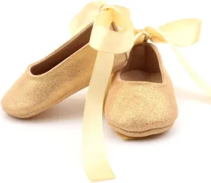 Baby and Toddler Ballerina Sparkle Shoes for Girls | Glitter Shoes in