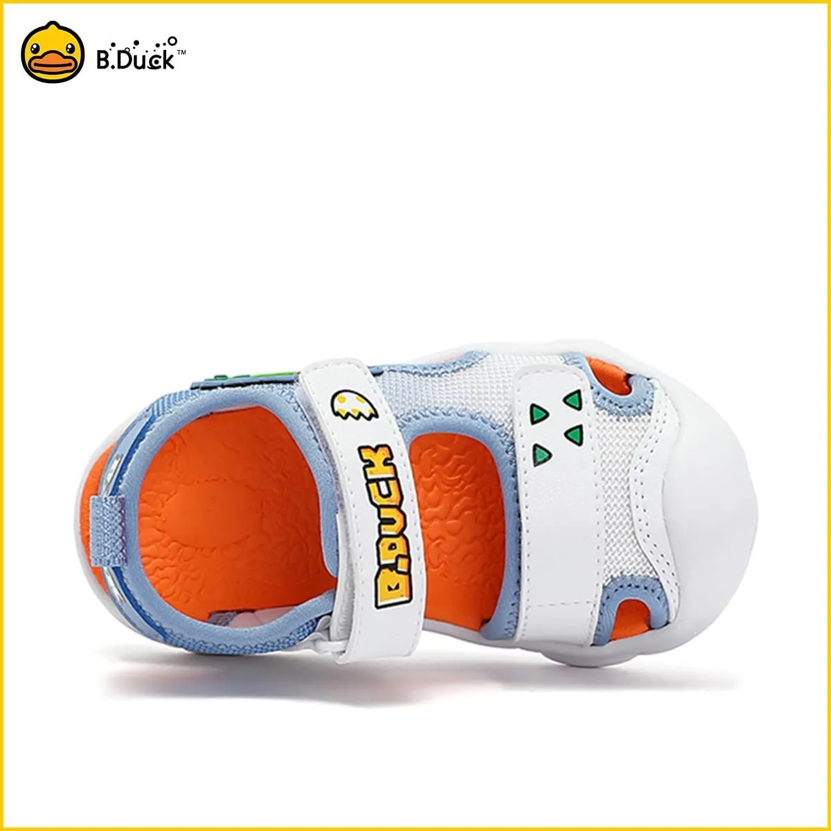 B.Duck Dinosaur Sandals Toddler Boys Girls Shoes Lightweight Anti-Slip Sneakers for Kids