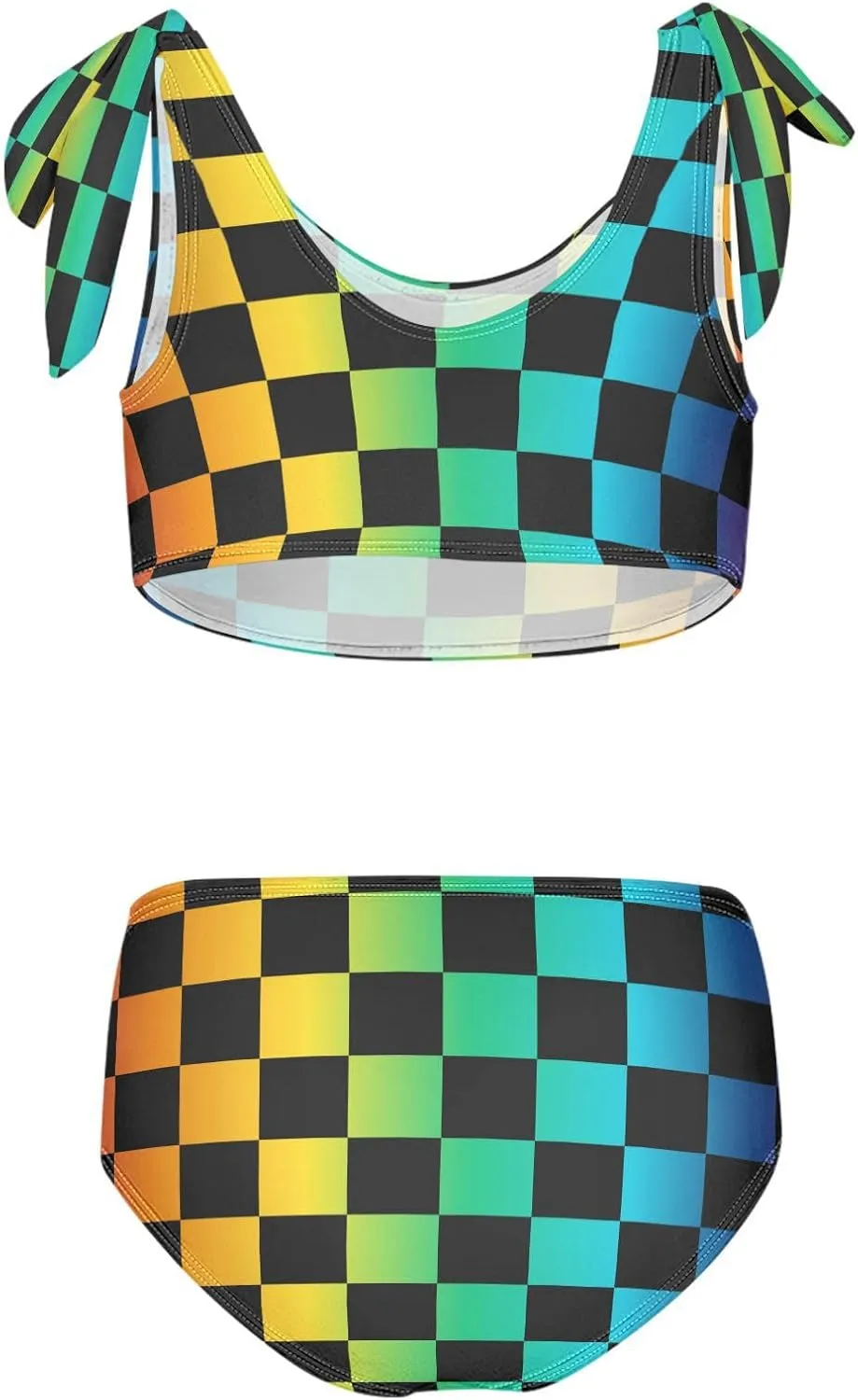 Boccsty Summer Girls Swimsuits Kids Bikini Sets 2 Pcs Bathing Suit for 3T-12T