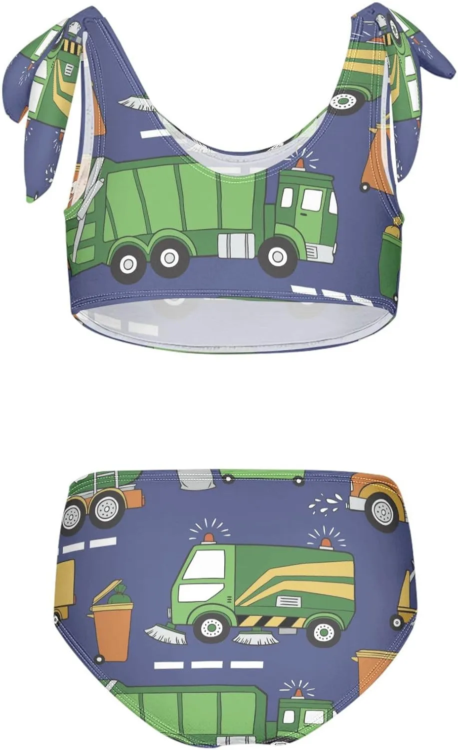 Boccsty Summer Girls Swimsuits Kids Bikini Sets 2 Pcs Bathing Suit for 3T-12T
