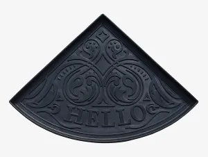 Boot Tray-Water Resistant Rubber Utility Shoe Mat 21.6"x21.6" for Indoor and Outdoor Use in All Seasons Multi-Purpose Boot Tray Mat for Entryways
