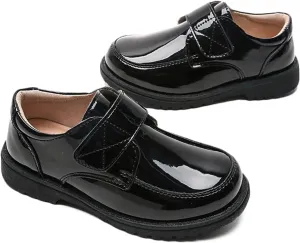 Boys Girls Loafers School Uniform Dress Shoes Kids Casual Leather Formal Oxford Shoes for Wedding Church Party