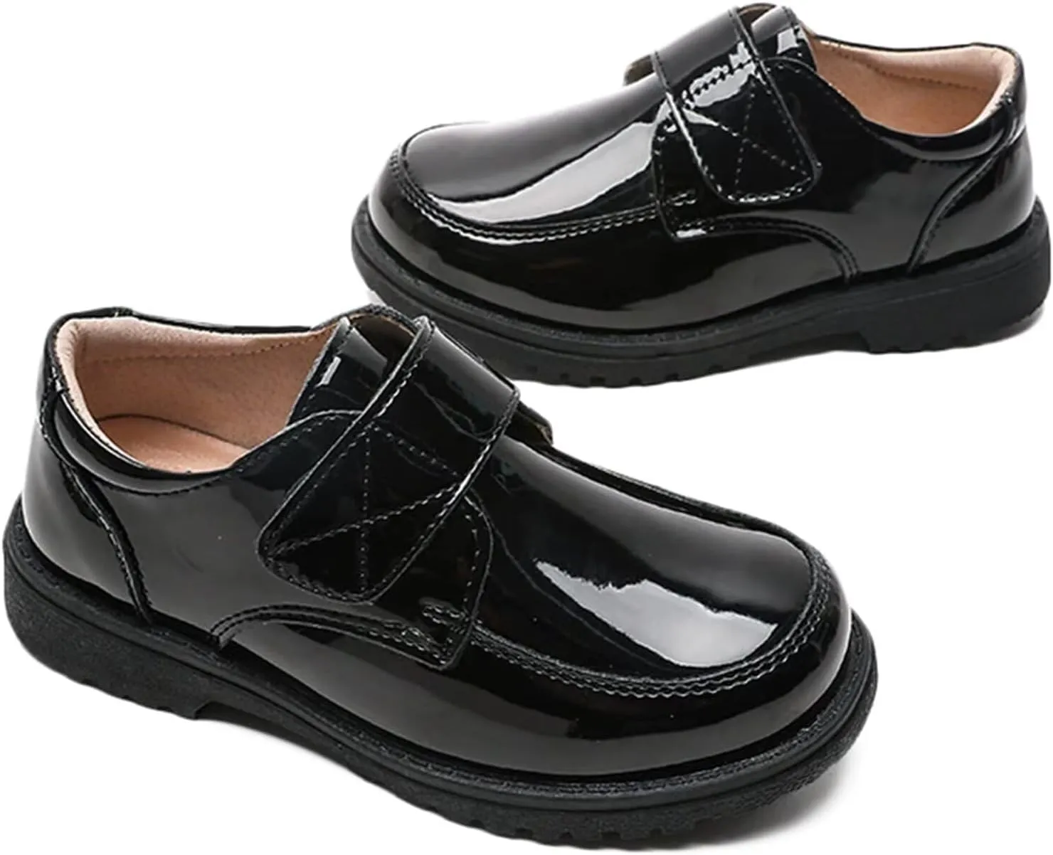 Boys Girls Loafers School Uniform Dress Shoes Kids Casual Leather Formal Oxford Shoes for Wedding Church Party