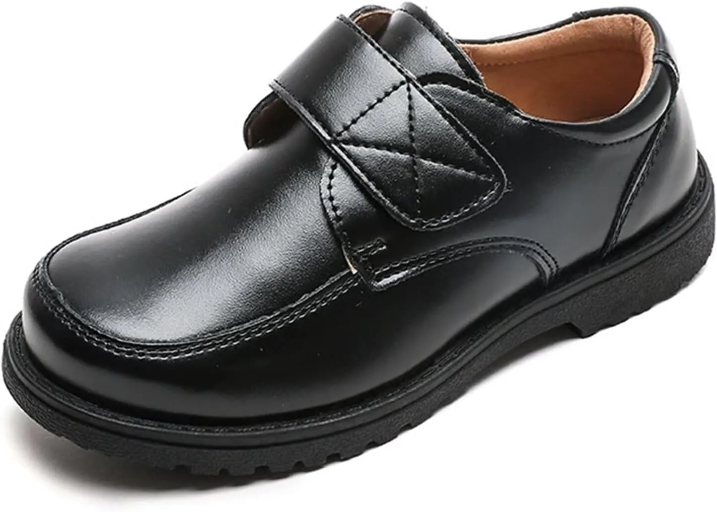 Boys Girls Loafers School Uniform Dress Shoes Kids Casual Leather Formal Oxford Shoes for Wedding Church Party