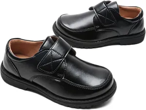 Boys Girls Loafers School Uniform Dress Shoes Kids Casual Leather Formal Oxford Shoes for Wedding Church Party