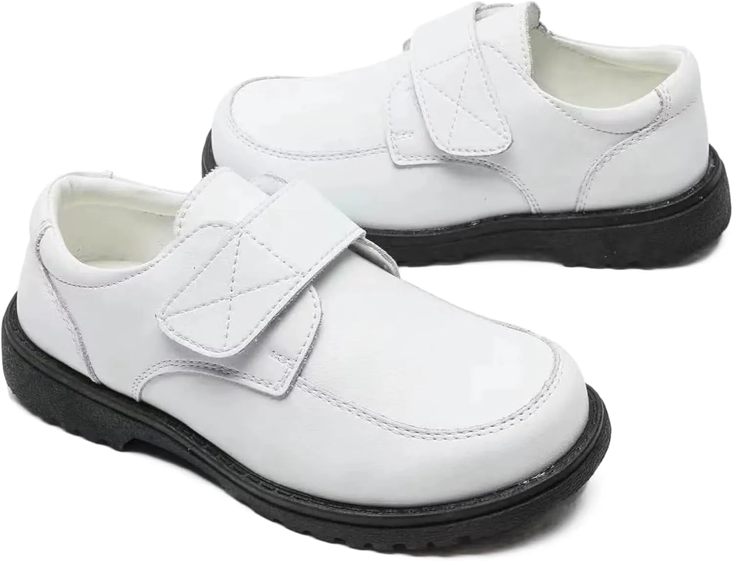 Boys Girls Loafers School Uniform Dress Shoes Kids Casual Leather Formal Oxford Shoes for Wedding Church Party