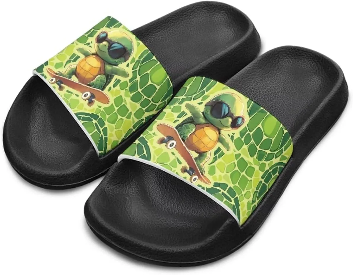 Boys House Slippers Everyday Non-slip Slide Sandals Comfortable Bathroom Shower Shoes Kids Beach Sandal