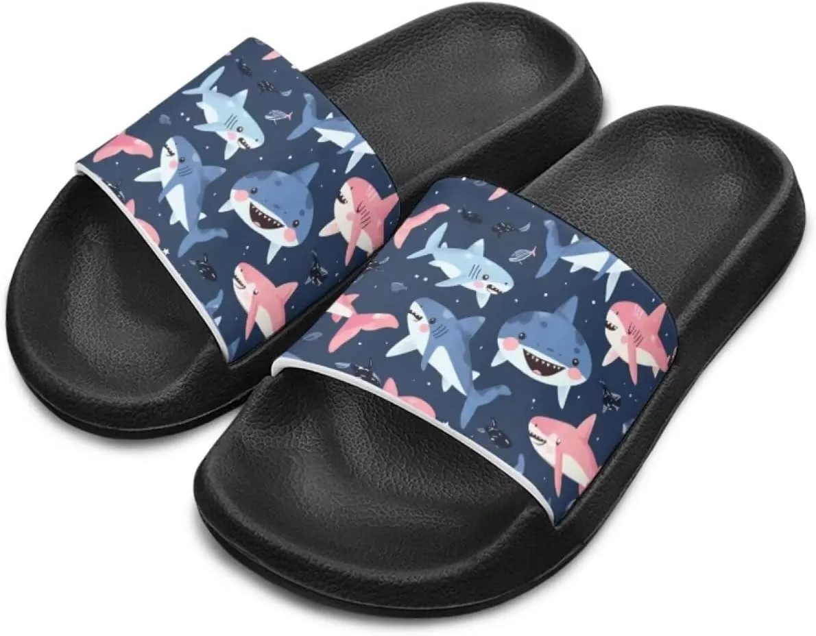 Boys Sandals with Non Slip Footbed Casual Slides Sandals Open Toes Flat
