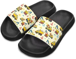 Boys Sandals with Non Slip Footbed Casual Slides Sandals Open Toes Flat