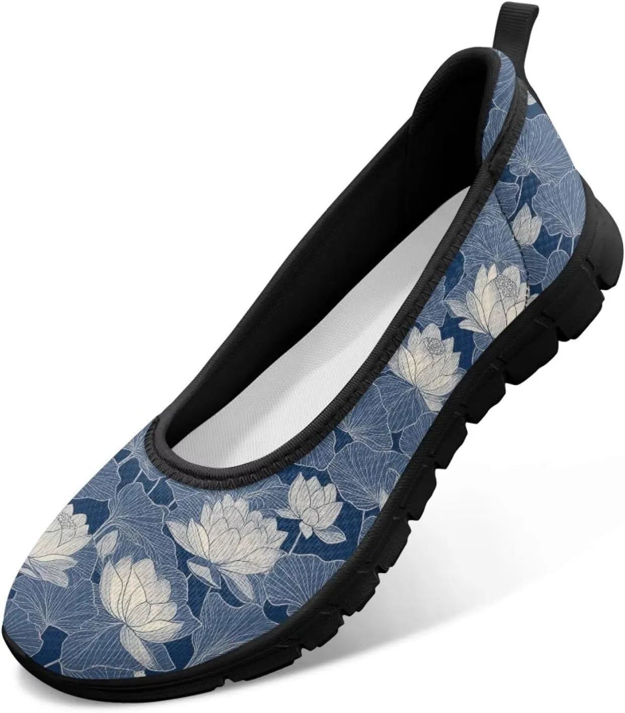 Casual Shoes for Women Trendy Slip On Sneakers Round Toe Flats for Women