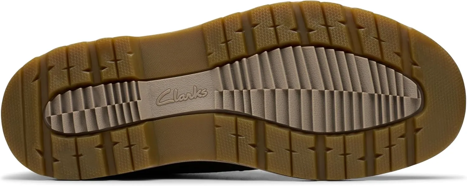 Clarks Mens Maplewalk Moc Lace-Up Leather Chukka Boots