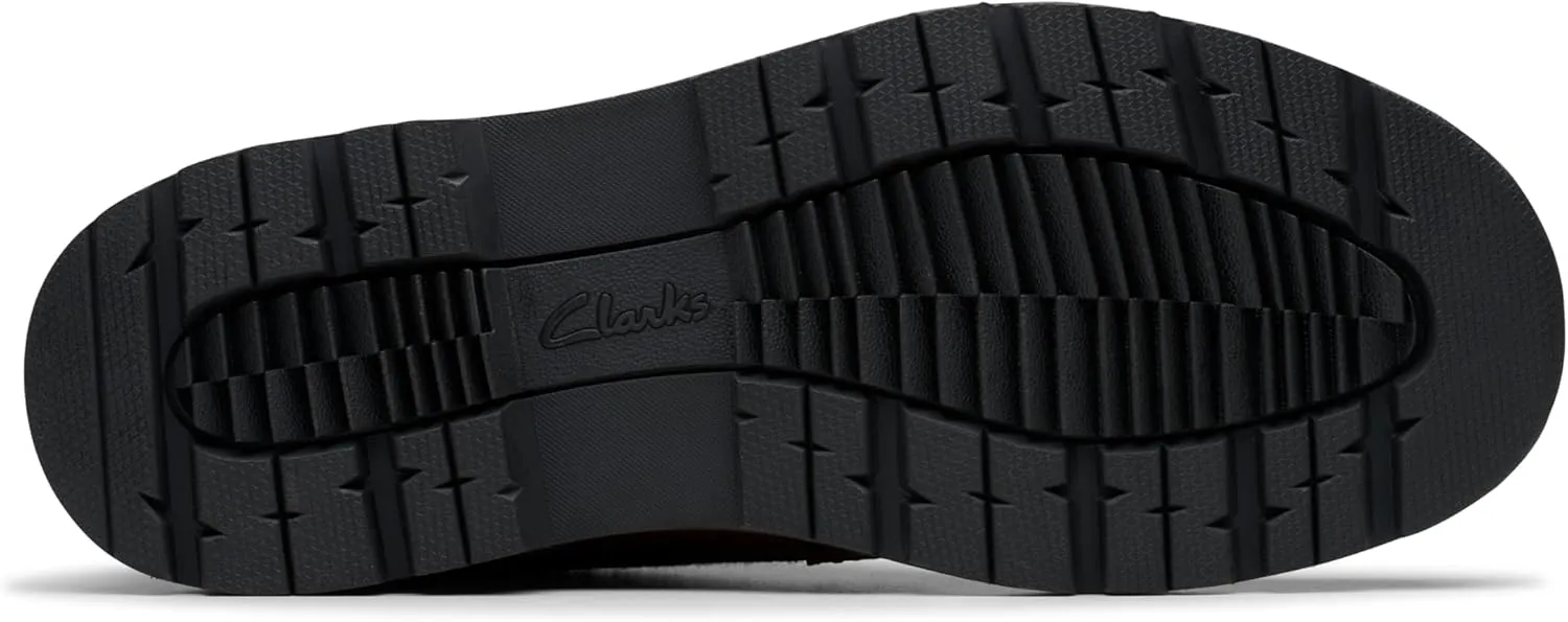 Clarks Mens MAPLEWALK MOC Padded Insole Leather Chukka Boots