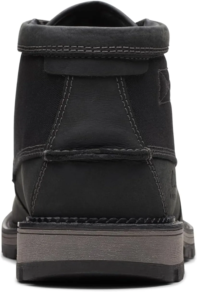 Clarks Mens MAPLEWALK MOC Padded Insole Leather Chukka Boots