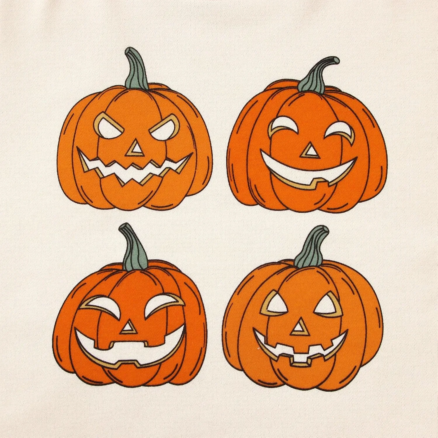 CM C&M WODRO Halloween Women Pumpkin Sweatshirt Funny Pumpkin Face Graphic Pullover Crewneck Long Sleeve Fall Shirts Top