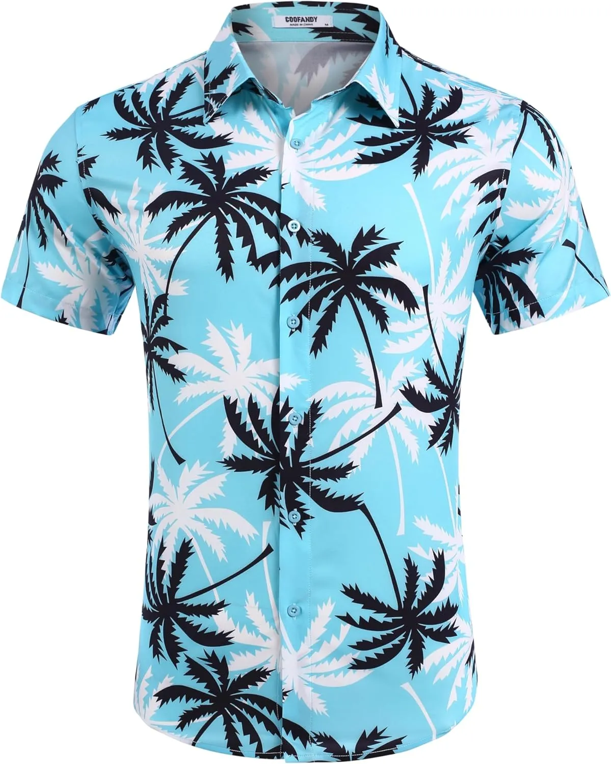 COOFANDY Hawaiian Shirt for Men Floral Tropical Shirts Short Sleeve Casual Button Down Beach Shirt