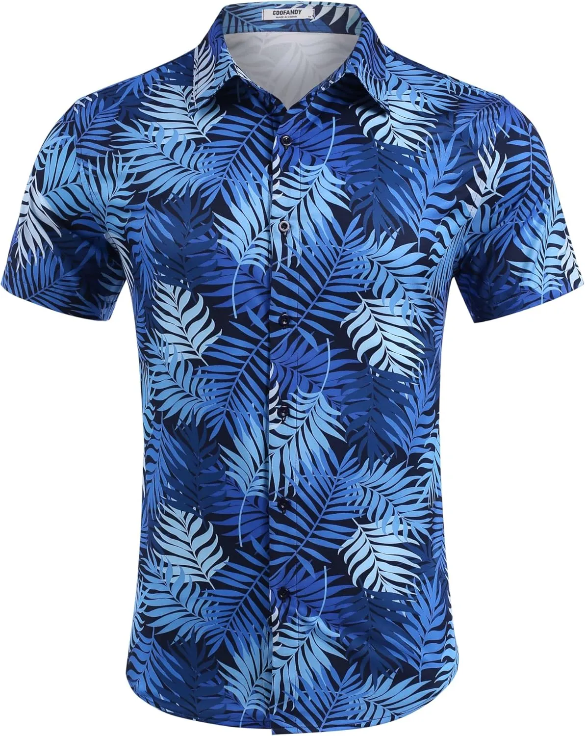 COOFANDY Hawaiian Shirt for Men Floral Tropical Shirts Short Sleeve Casual Button Down Beach Shirt
