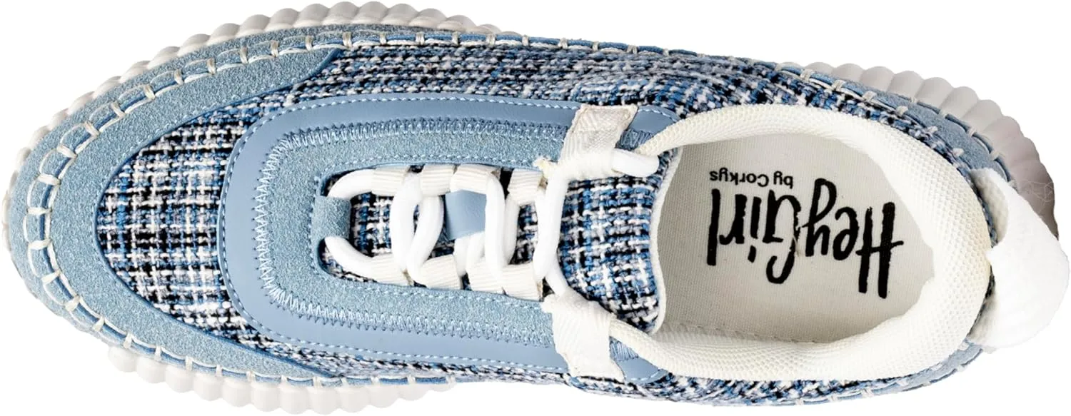 Corkys Footwear Hey Girl Womens Adventure Sneakers - with A 1.25-Inch Platform Sole, Cushioned Insoles for All Day Wear, and a Lace-Up Customizable Fit