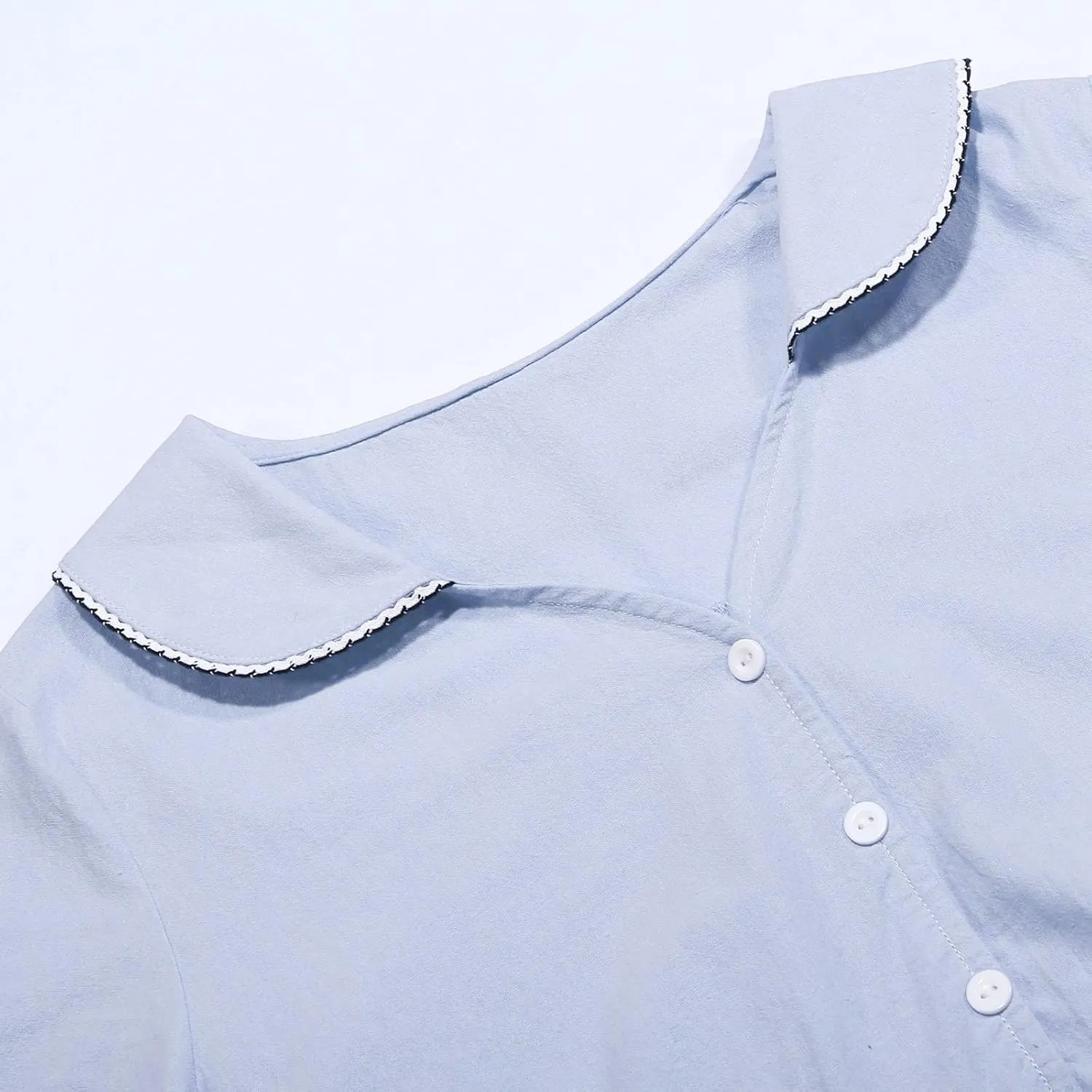 Cotton Linen Dresses for Women 2025 Trendy Button Down Plus Size Flowy A Line Maxi Dress Summer 3/4 Sleeve Boho Sundress