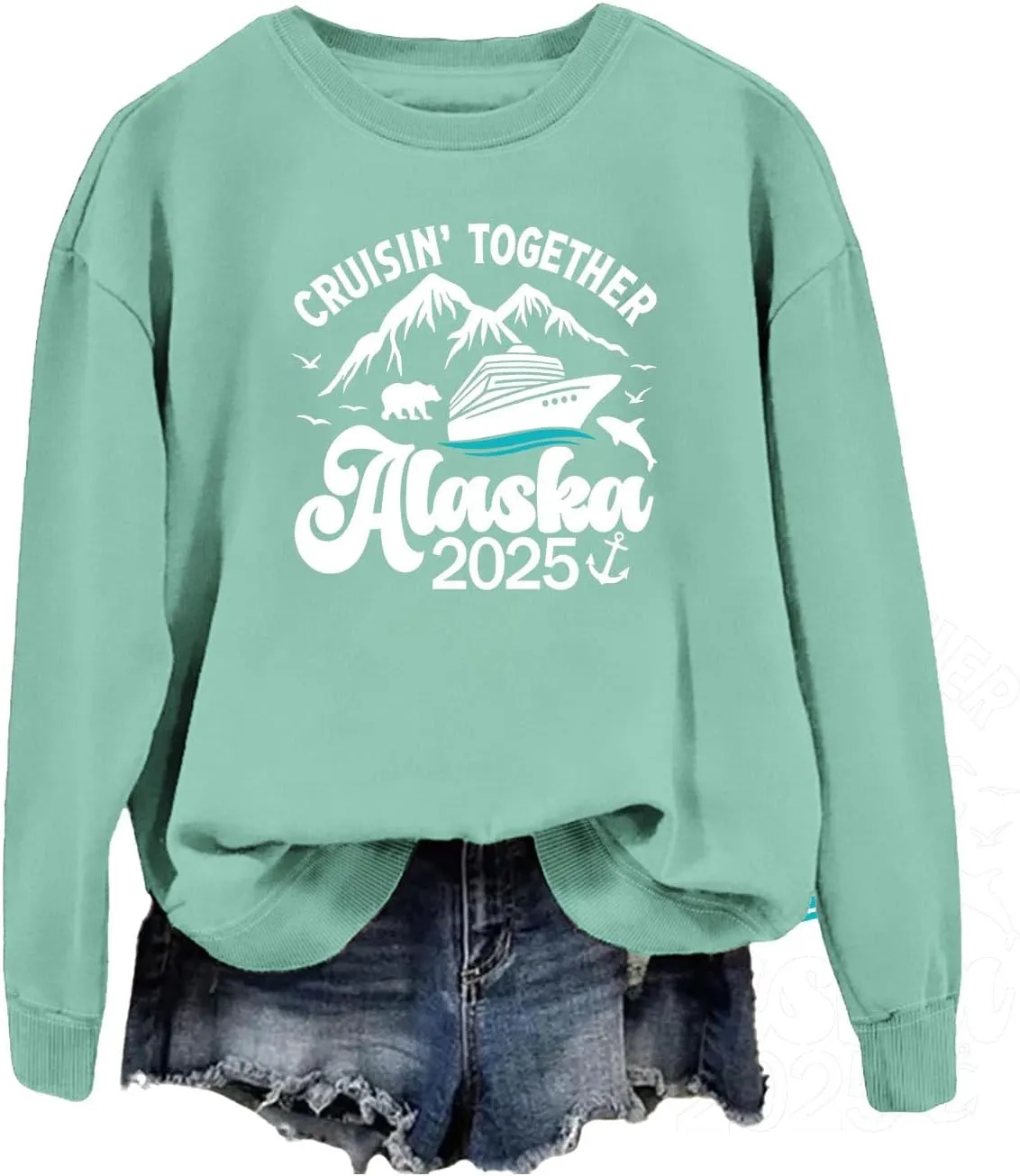 Cruising Together Alaska 2025 Sweatshirt, Cruising Together Alaska 2025 Long Sleeve Shirt
