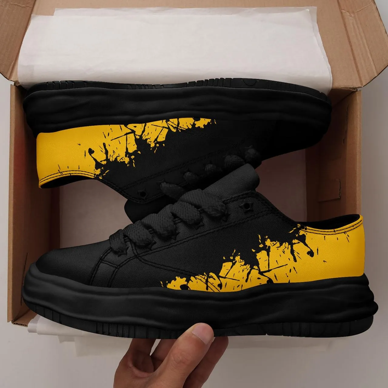 Custom Fashion Canvas Sneaker for Men Women Personalized Unisex Sports Running Tennis Shoes Print Image Name Lace Up Shoes