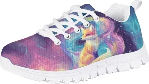 Cute Axolotl Girls Running Shoes Trendy Sneakers for Kids Athletic Shoes