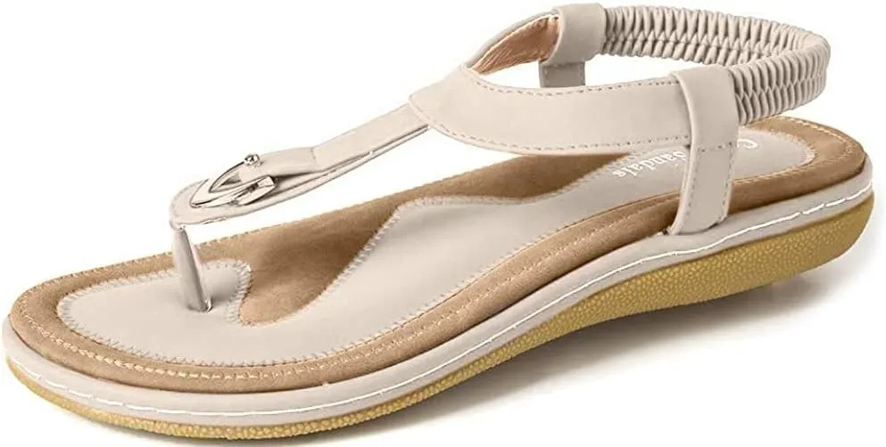 Deals Women's Comfy Sandals, Comfort Slip On Summer's Sandals