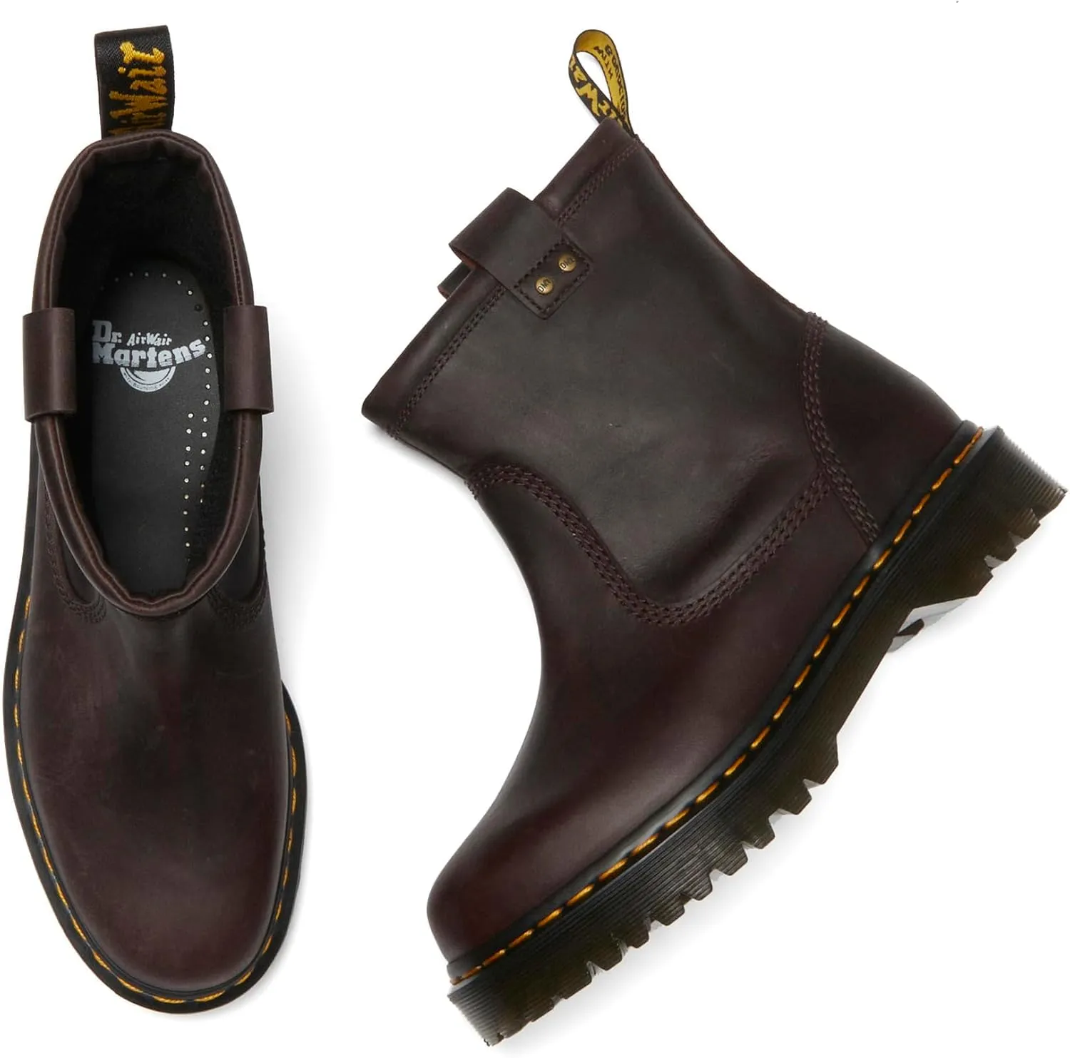 Dr. Martens Men's Anistone Lo Leather Boots Fashion