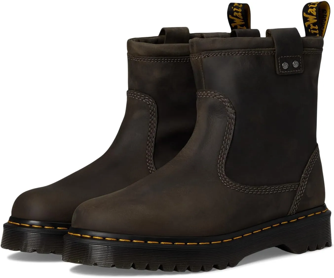 Dr. Martens Men's Anistone Lo Leather Boots Fashion