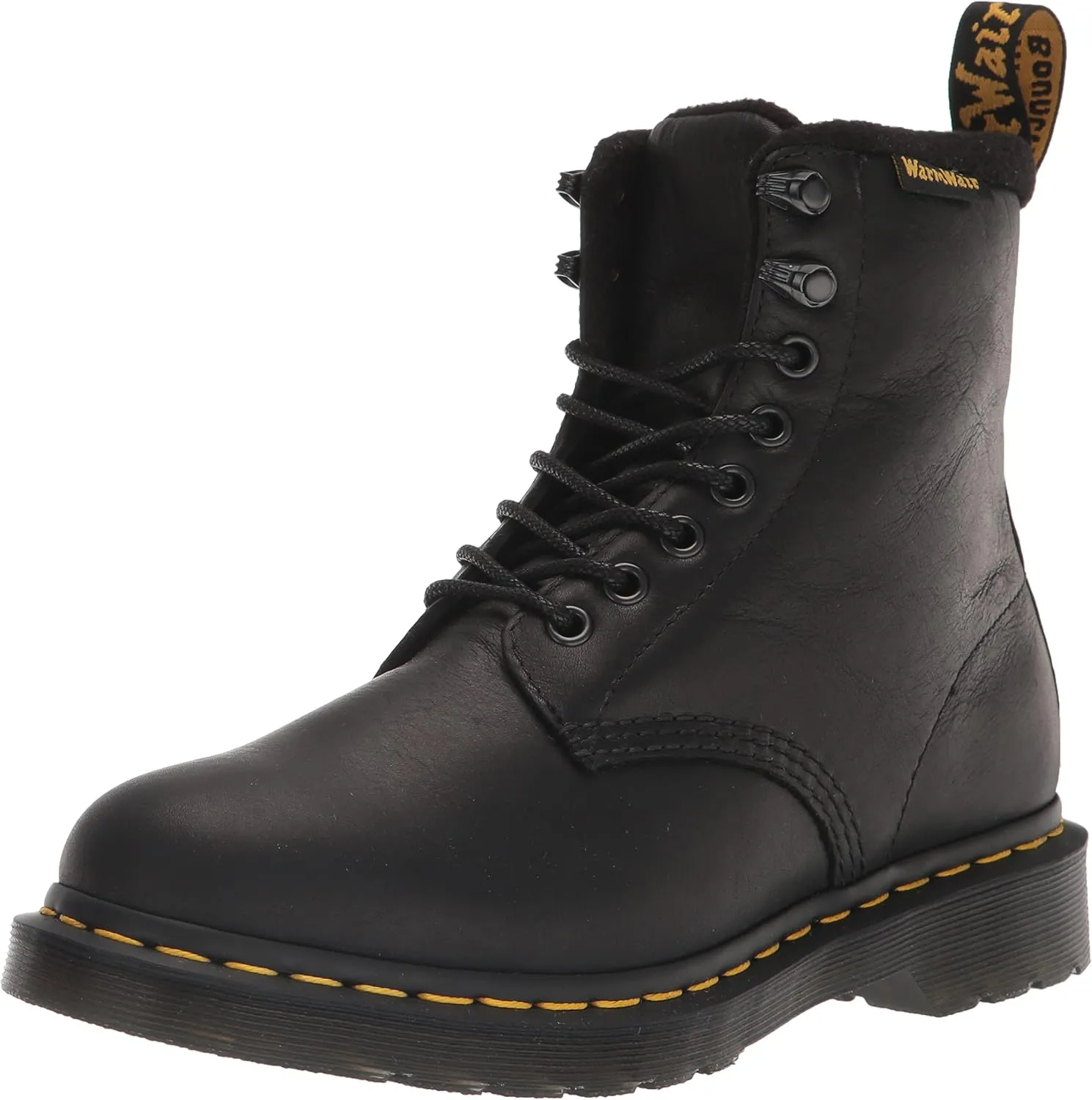 Dr. Martens Unisex 1460 Pascal Fashion Boot, Black Valor WP, 5 US Women