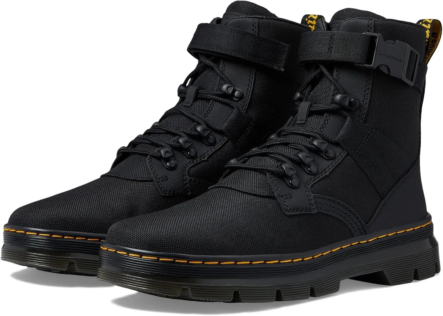 Dr. Martens Unisex Combs Tech II Extra Tough Utility Boots, Black, 14 Women/13 Men