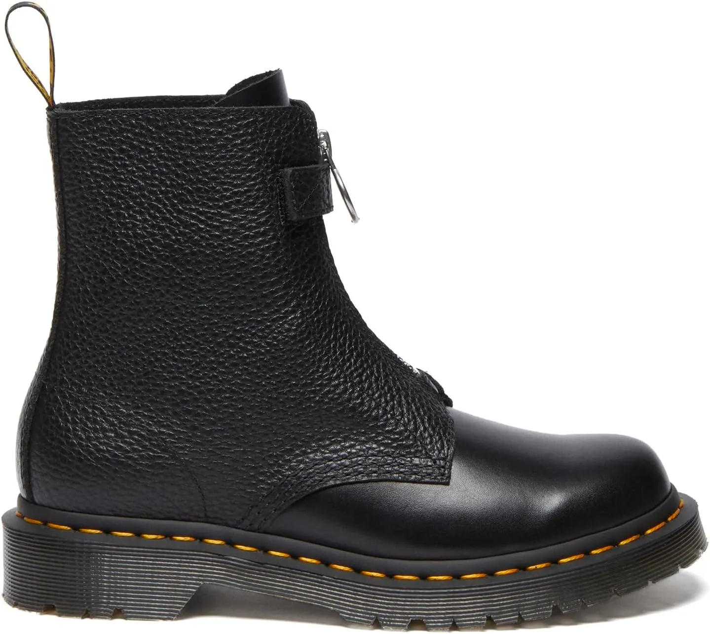 Dr. Martens Women's 1460 Pascal Front Zip Leather Boots Combat