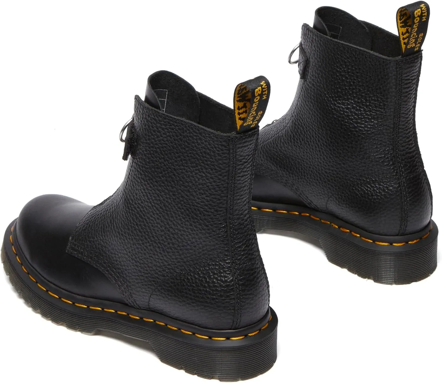 Dr. Martens Women's 1460 Pascal Front Zip Leather Boots Combat