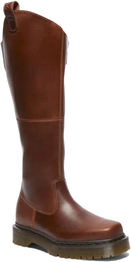 Dr. Martens Women's Amaayah Hi Leather Bex Riding Boots Knee High