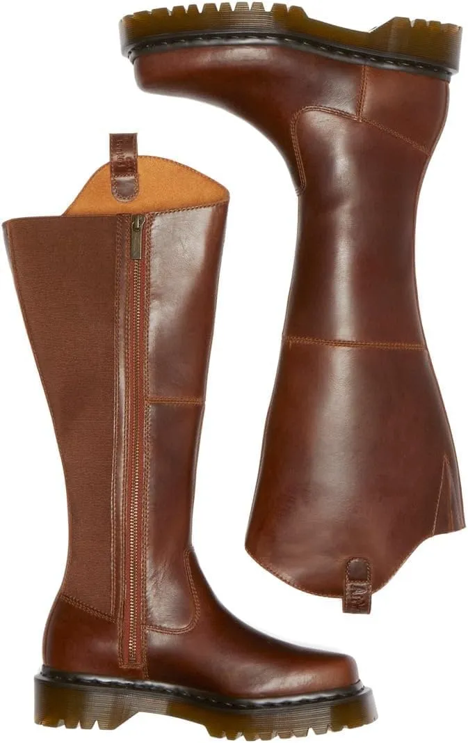 Dr. Martens Women's Amaayah Hi Leather Bex Riding Boots Knee High