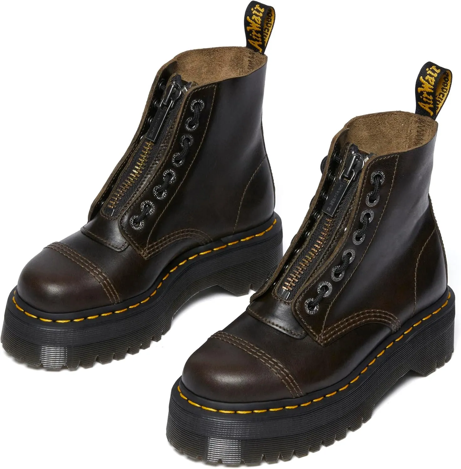 Dr. Martens Women's Sinclair Leather Platform Boots Fashion