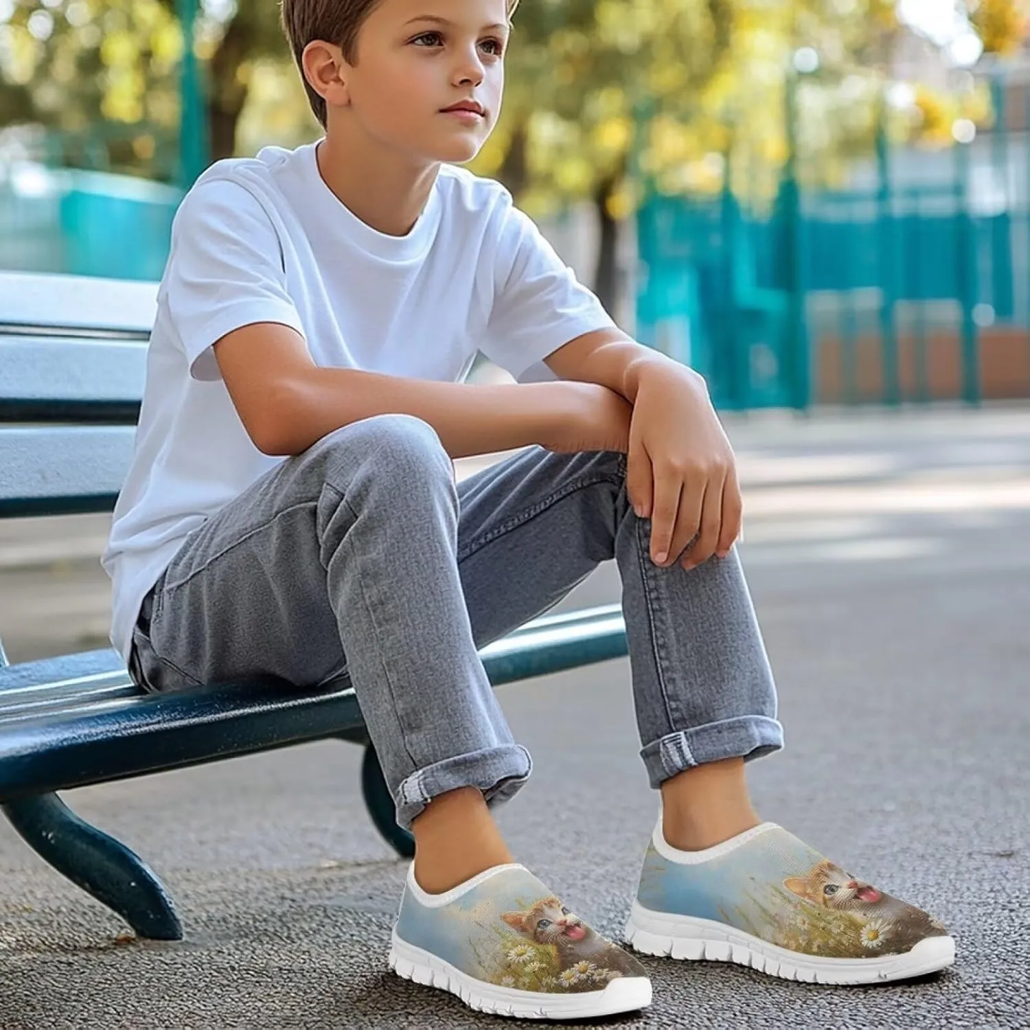 Eater Shoes Boys Running Shoes Trendy Slip On Shoes Holiday Casual Shoes