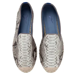 Espadrille Exotic Python Branco