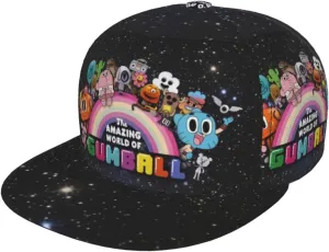 Fashionable Hip-Hop Hat,Unisex Flat Brim Baseball Cap,Snapback Cap, Adjustable Trucker Hat