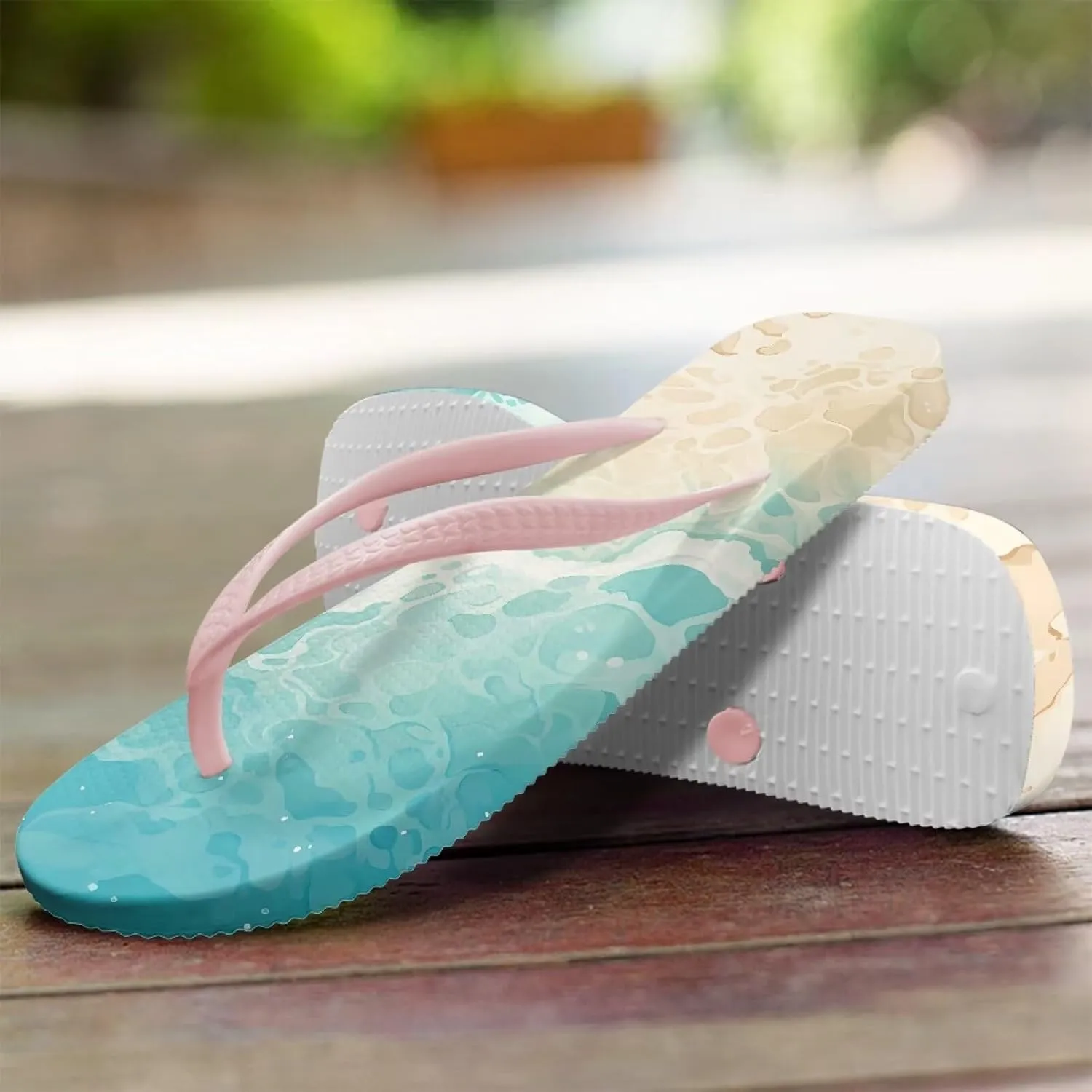 Flip Flops for Women Comfortable Summer Beach Walking Thong Cushion Sandals Slip On Indoor Shower Outdoor