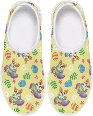 Girls Eater Bunny Shoes Cute Kids Running Shoes Trendy Slip On Sneakers
