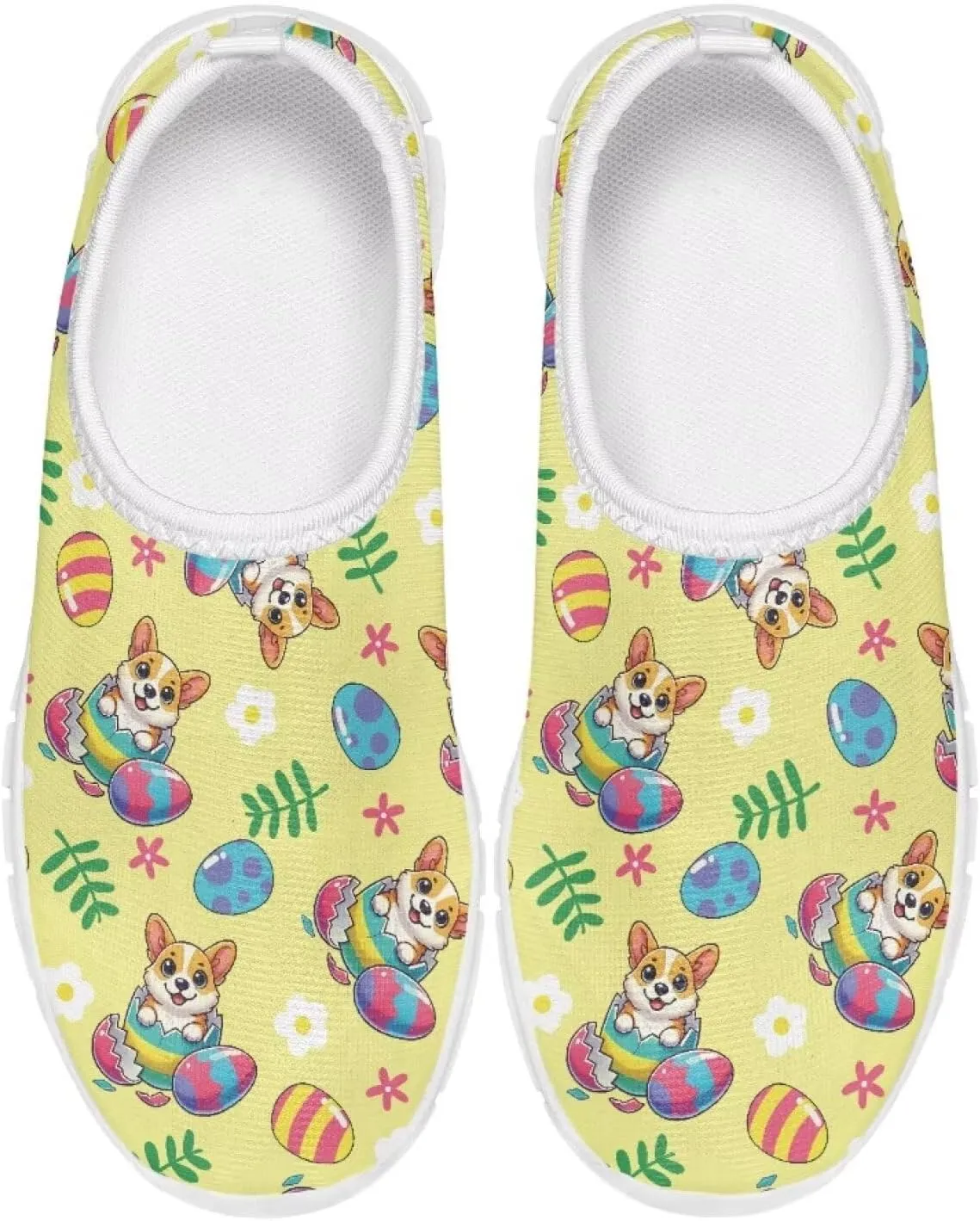 Girls Eater Bunny Shoes Cute Kids Running Shoes Trendy Slip On Sneakers