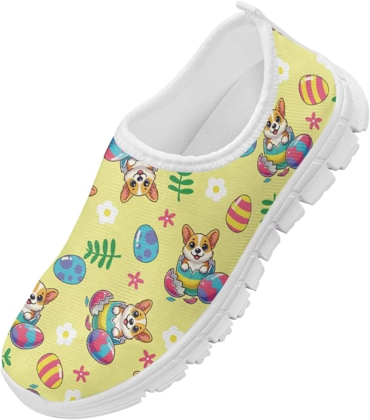 Girls Eater Bunny Shoes Cute Kids Running Shoes Trendy Slip On Sneakers